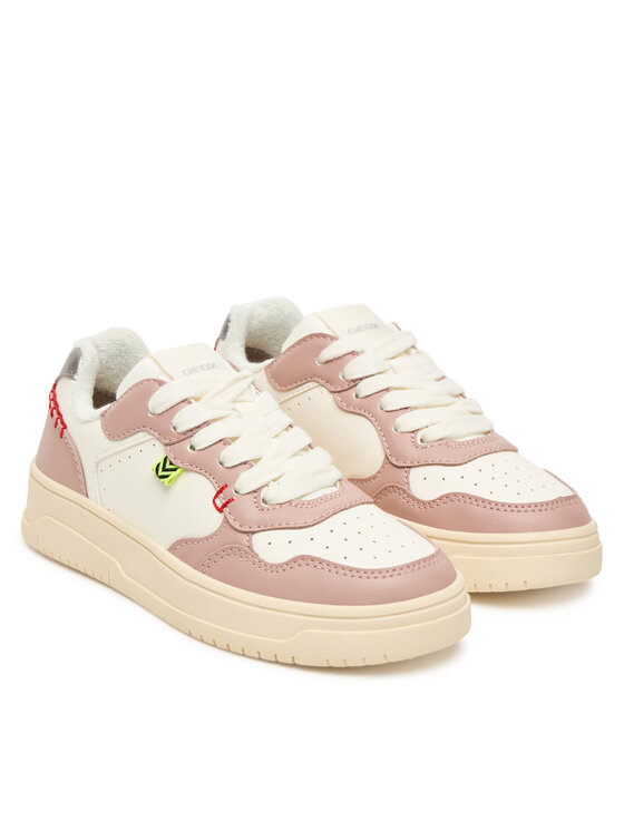 Geox Sneakersy Geox J Lestrella J56NLC 000BC C0674 S Bílá