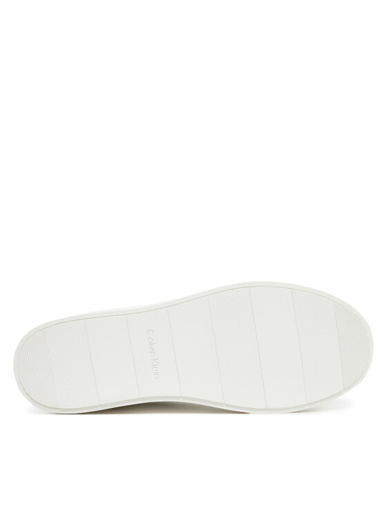 Calvin Klein Sneakers Calvin Klein Low Top Lace Up Oxford Rubb Lth HM0HM01708 Bianco