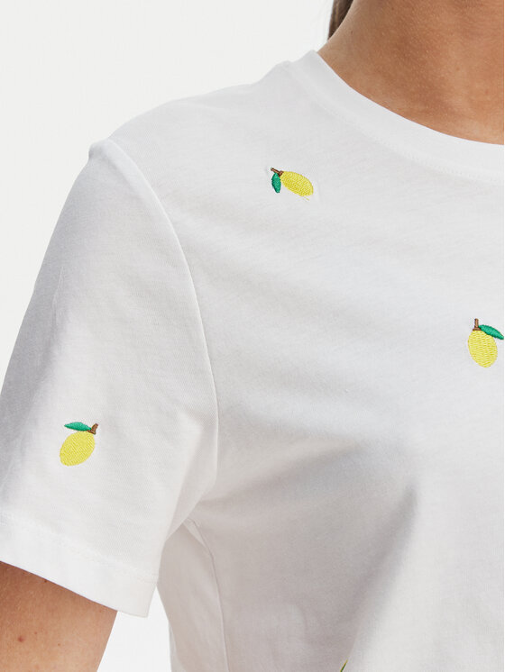 ONLY ONLY Camiseta Ketty 15288473 Blanco Regular Fit