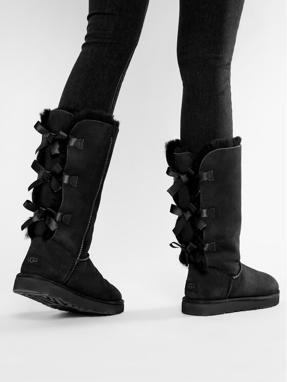 Ugg Hótaposó Ugg W Bailey Bow Tall II 1016434 Fekete
