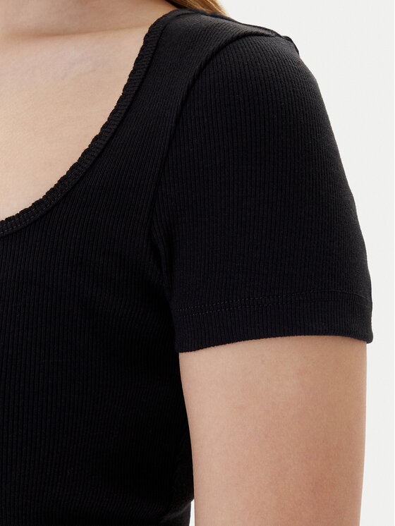 Tommy Jeans Tommy Jeans Camiseta DW0DW21837 Negro Slim Fit