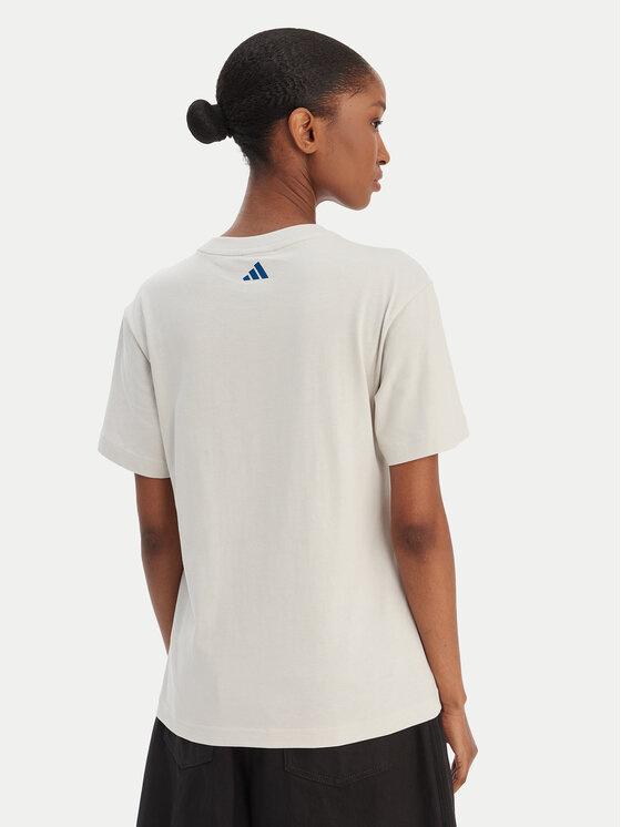 adidas adidas Camiseta Farm Rio Graphic KD4641 Écru Regular Fit