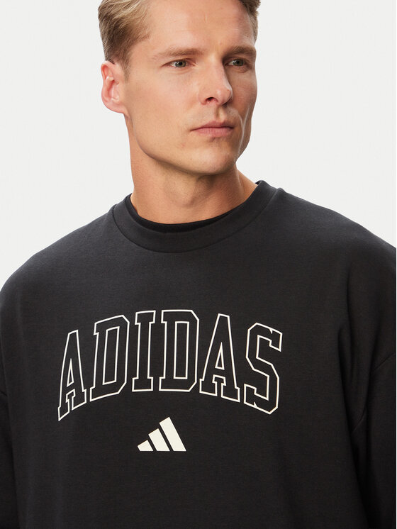 adidas adidas Camiseta Trefoil Essentials IA7532 Negro Loose Fit