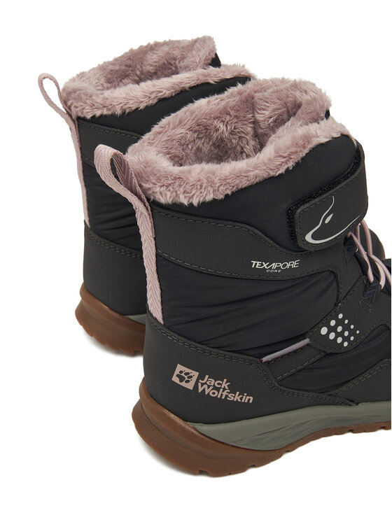 Jack Wolfskin Sniega zābaki Jack Wolfskin Polar Bear-g Texapore High Vc K Melns