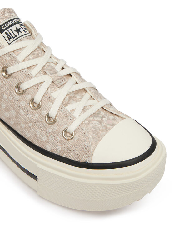 Converse Кеди Converse Chuck Taylor All Star Lift Double Stack Platform Deer A17884C Бежевий