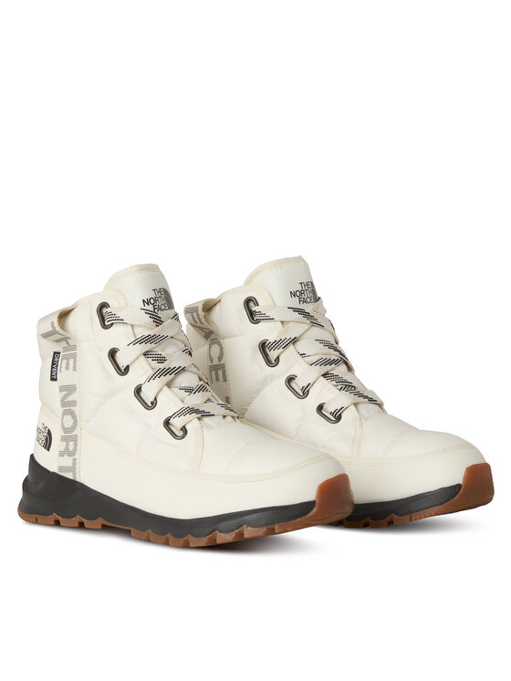 The North Face Čizme za snijeg The North Face Thermoball Lace Up Luxe Wp NF0A817WQ4C1 Krem