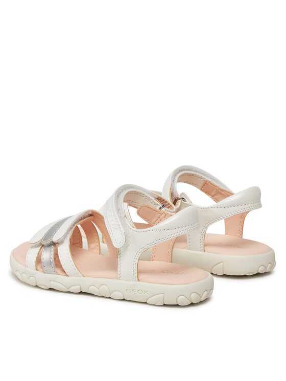 Geox Sandały Geox J Sandal Haiti Girl J458ZD 000NF C0459 S Biały
