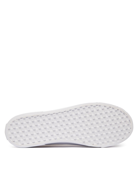 Tommy Hilfiger Sneakersy Tommy Hilfiger Th Foxing Platform Canvas FW0FW09480 Biela