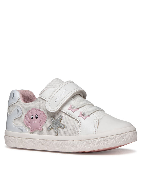 Geox Sneakers Geox B Gisli Girl B651MB 00954 C0007 M Λευκό