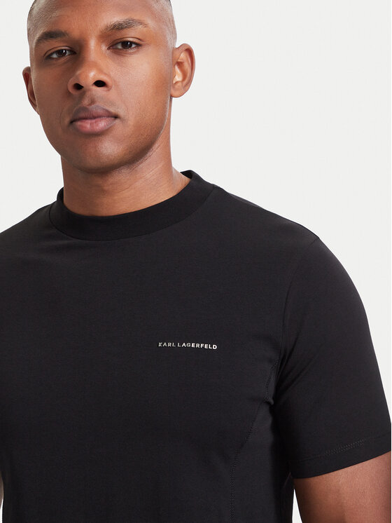 KARL LAGERFELD KARL LAGERFELD Camiseta 755033 564235 Negro Regular Fit