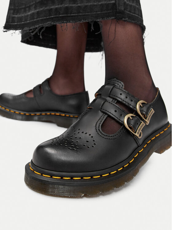 Dr. Martens Poltopánky Dr. Martens 8065 Mary Jane 12916001 Čierna