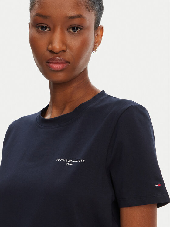 Tommy Hilfiger Tommy Hilfiger Camiseta 1985 WW0WW37877 Azul marino Regular Fit