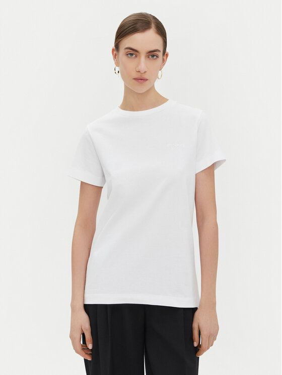 PINKO PINKO Футболка Start 101752 Білий Regular Fit