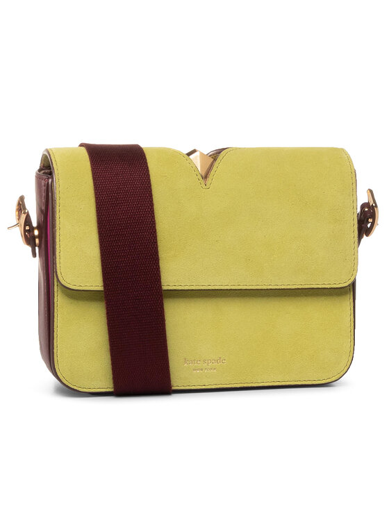 Kate Spade Rankinė Kate Spade Mystery Suede Small Shoulder Bag PXRUB212 Žalia
