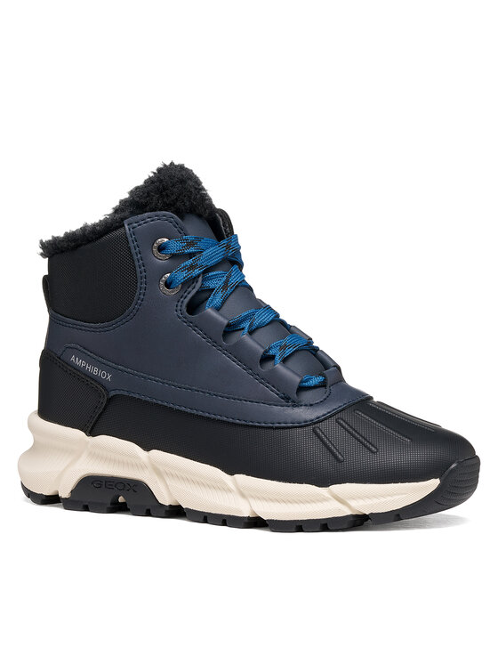 Geox Ghete Geox J Flexyper Plus Boy B Abx J56LCB 0MECE C4002 M Bleumarin