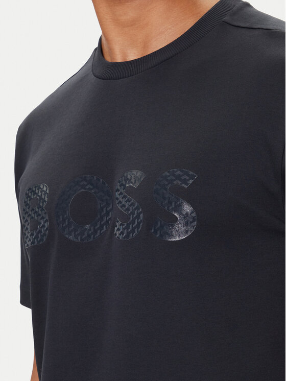 BOSS BOSS Camiseta Mirror Iconic 50547940 Azul marino Relaxed Fit