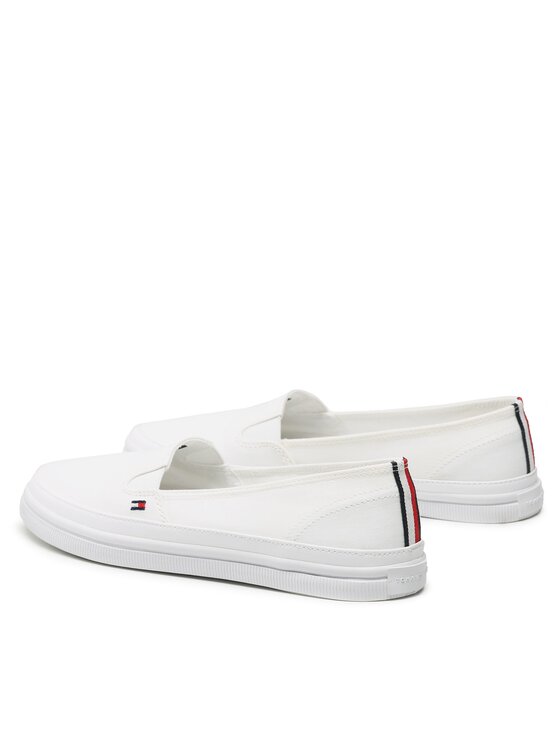 Tommy Hilfiger Kedai Tommy Hilfiger Essential Kesha Slip-On FW0FW07121 Balta