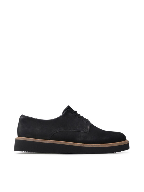 Clarks Polobotky Clarks Baille Stitch 261574364 Černá