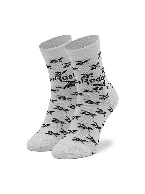 Calzini lunghi Reebok Cl Fo Crew Sock 3P GG6682 Bianco | Escarpe.it