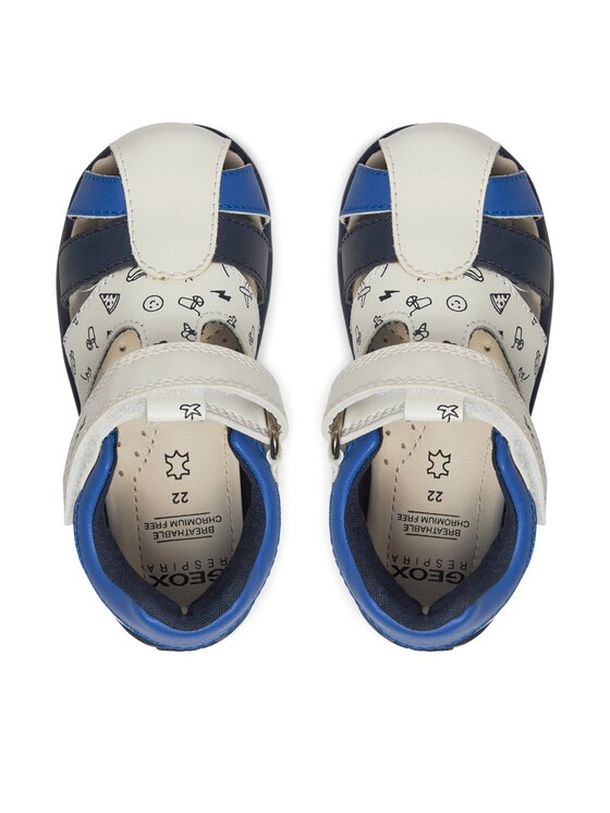 Geox Sandały Geox B Elthan Boy B451PC 000BC C0293 Biały
