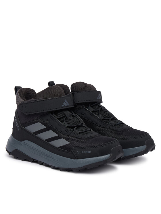 adidas Трекінгові черевики adidas Terrex Anylander Mid Climaproof Children Hiking Shoes KJ2668 Чорний