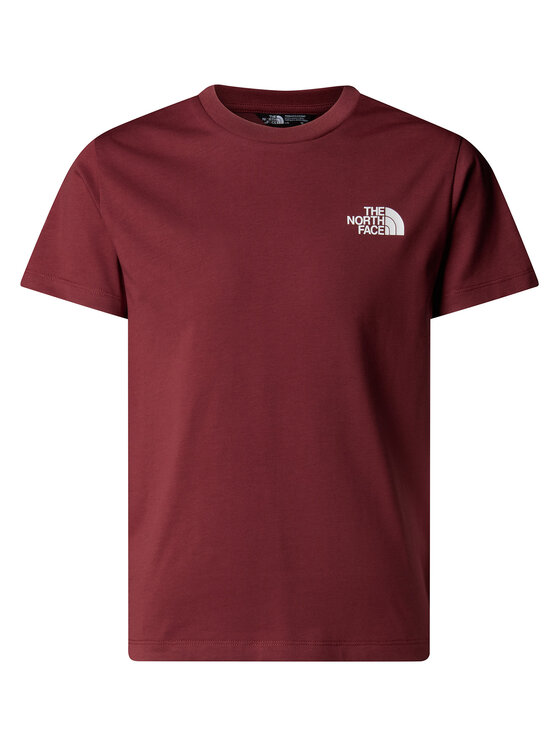 The North Face The North Face Camiseta Simple Dome NF0A87T4 Guinda/burdeos Regular Fit