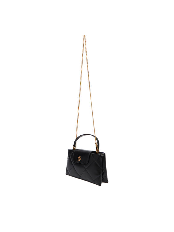 Tory Burch Torbica Tory Burch Kira Diamond Quilt East-West Top Handle 174999 Crna