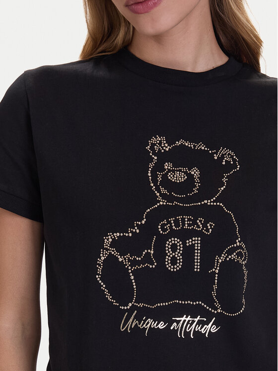 Guess Guess Camiseta V5BI16 K8FQ4 Negro Regular Fit