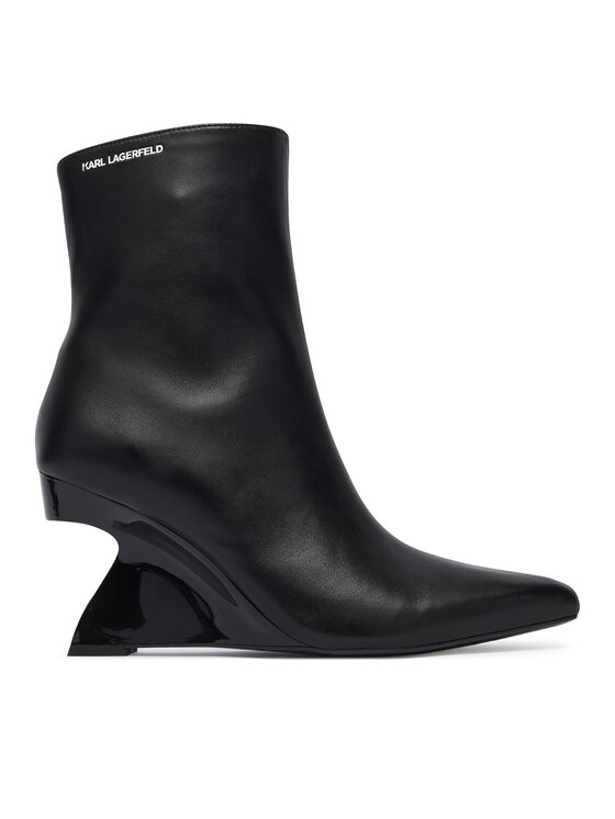 KARL LAGERFELD Polokozačky KARL LAGERFELD Waverly KL34645 Černá