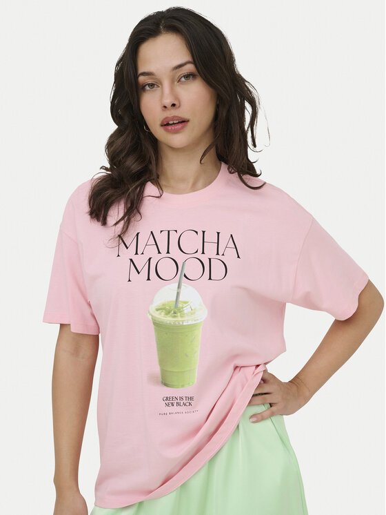 ONLY ONLY Camiseta Vivvi 15346761 Rosa Regular Fit