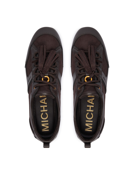 MICHAEL Michael Kors Сникърси MICHAEL Michael Kors Keely 43F6KLFS2S Тъмнокафяв