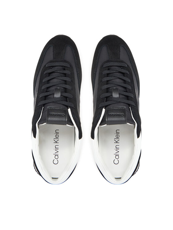 Calvin Klein Сникърси Calvin Klein Runner Lace Up - Nylon Mix HW0HW02395 Черен
