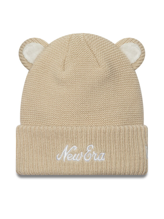 New Era Cepure New Era Teddy Bear Ears Cuff Knit Beanie 60580874 Bēšs