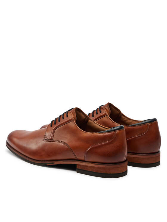Clarks Обувки Clarks Craftarlo Lace 26177697 Кафяв