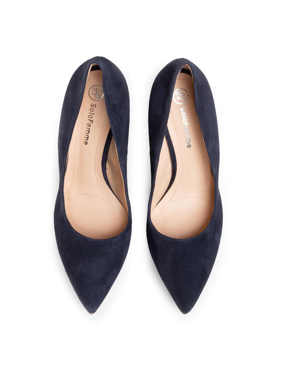 Solo Femme Tacón de aguja Solo Femme 34201-A8-K33/000-04-00 Azul marino