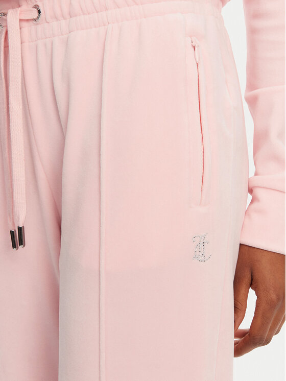 Juicy Couture Juicy Couture Spodnji del trenirke Tina JCAPW045 Roza Regular Fit