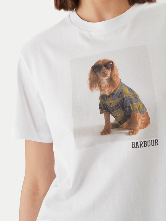 Barbour Barbour Camiseta Marine LTS0716WH11 Blanco Regular Fit
