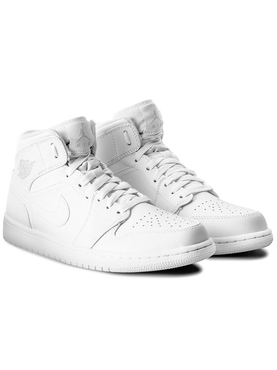 Nike Αθλητικά Nike Air Jordan 1 Mid 554724 104 Λευκό