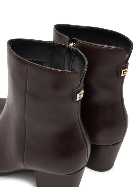 Guess Ботильйони Guess FLFHAL LEA10 Коричневий