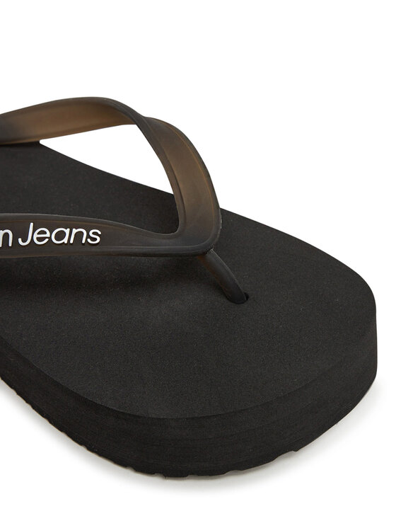Calvin Klein Jeans Chancletas Calvin Klein Jeans Beach Sandal Flatform Tpu YW0YW01830 Negro