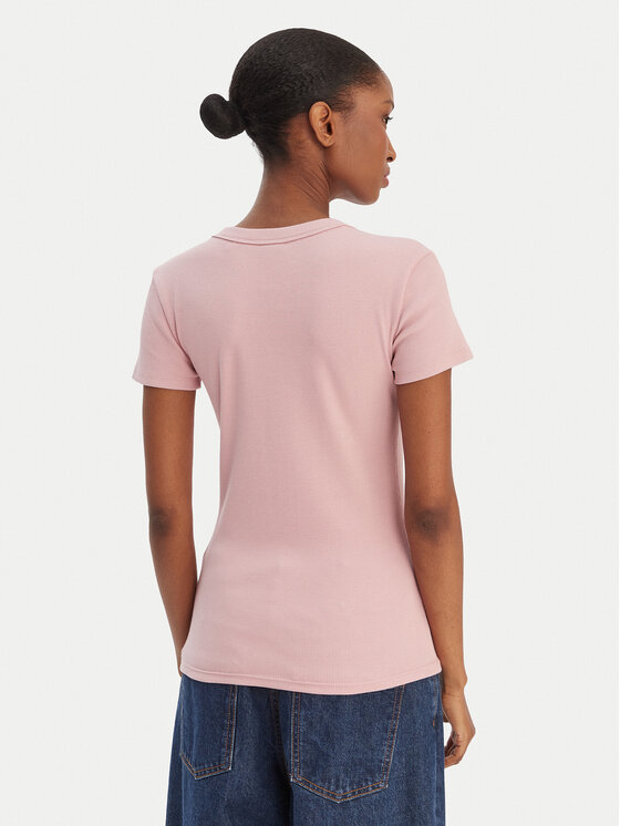 HUGO HUGO Футболка Easy 50523924 Світло-рожевий Slim Fit