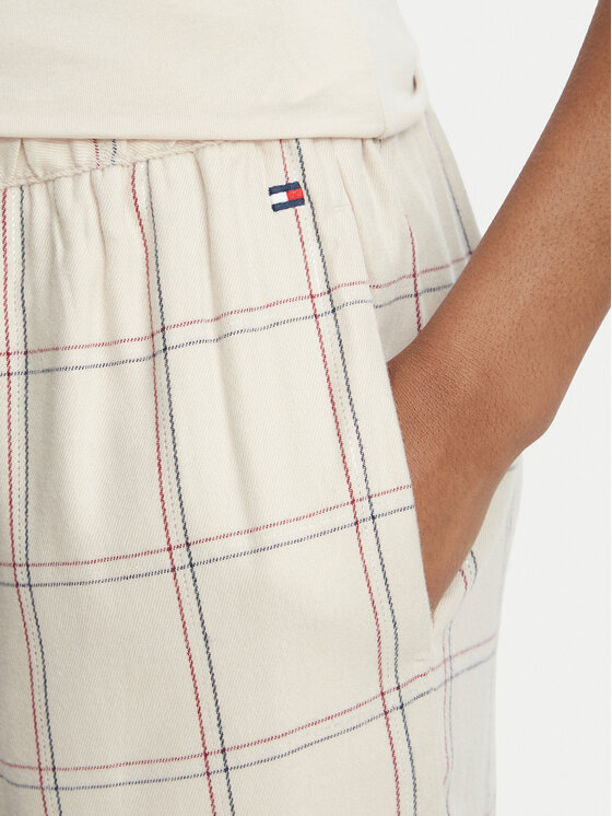 Tommy Hilfiger Tommy Hilfiger Pijama UW0UW06714 Crema Regular Fit