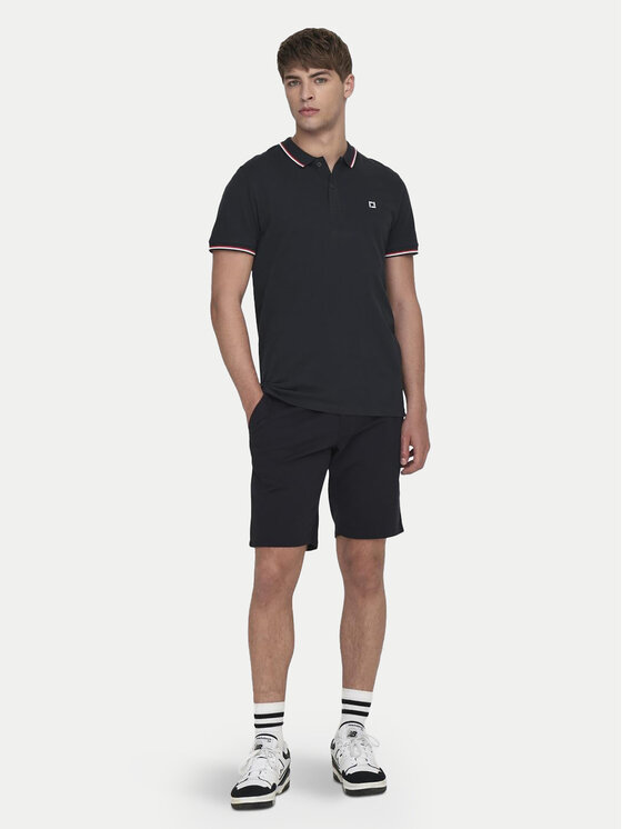 Only & Sons Only & Sons Поло Fletcher 22024827 Cиній Regular Fit