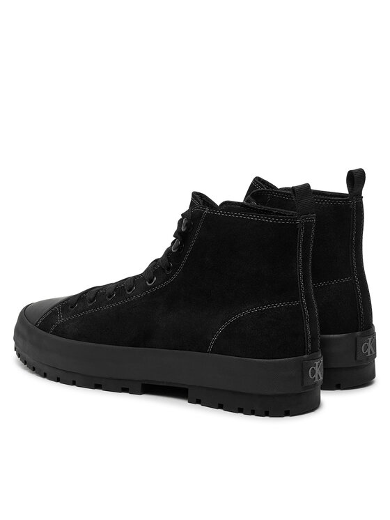 Calvin Klein Jeans Žygio batai Calvin Klein Jeans Lugged Hybrid High Laceup Auth YM0YM01092 Juoda