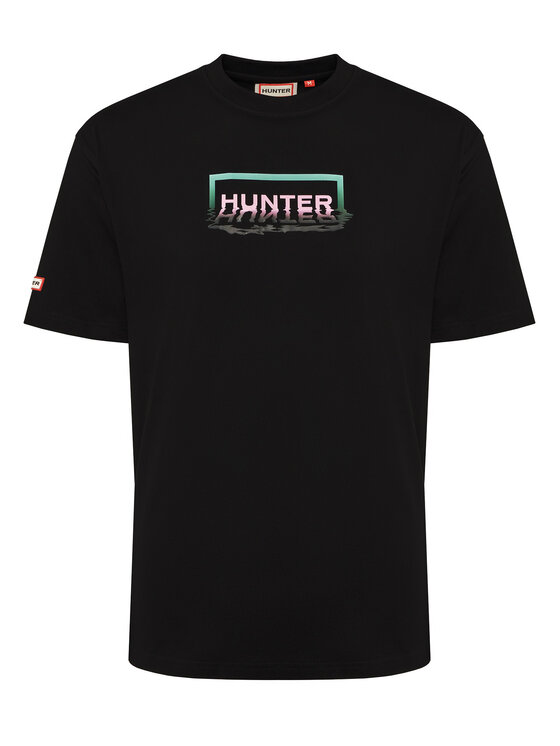 Hunter Hunter Футболка Abele UNISEX HARU0007251 Чорний Regular Fit
