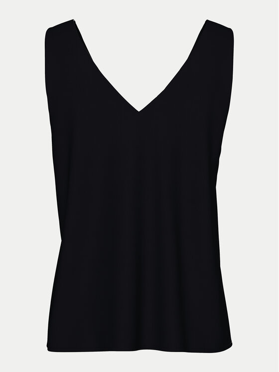 Pieces Pieces Топ Franan 17146424 Чорний Regular Fit