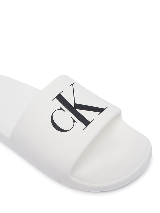 Calvin Klein Ciabatte Calvin Klein 3 Slide Molded Eva HM0HM02335 Bianco
