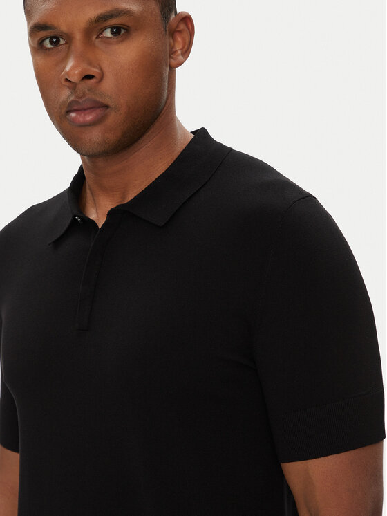 HUGO HUGO Polo marškinėliai San Peter-CV 50536672 Juoda Regular Fit