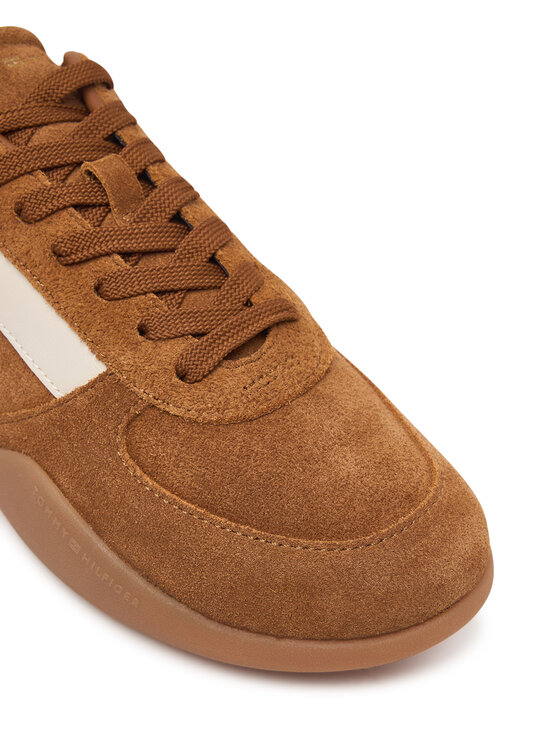 Tommy Hilfiger Sneakers Tommy Hilfiger Th Vintage Low Runner Suede FW0FW09621 Maro