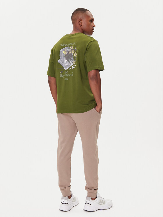 The North Face The North Face Camiseta Connect NF0A8EGW Verde Relaxed Fit